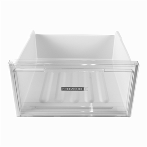 Midterste eller øverste skuffe i fryseskab fra Whirlpool, Bauknecht og andre mærker.